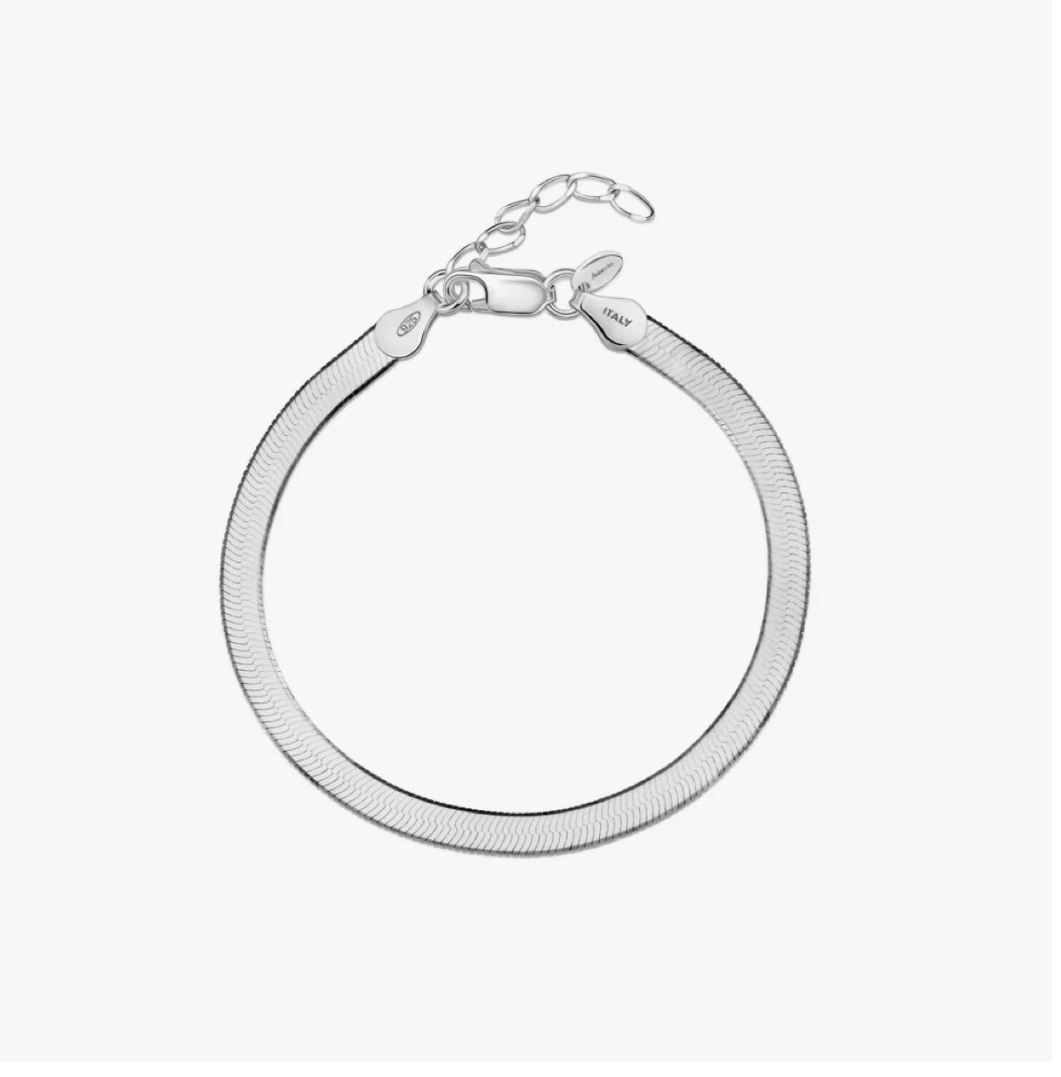 Snake armband silfur