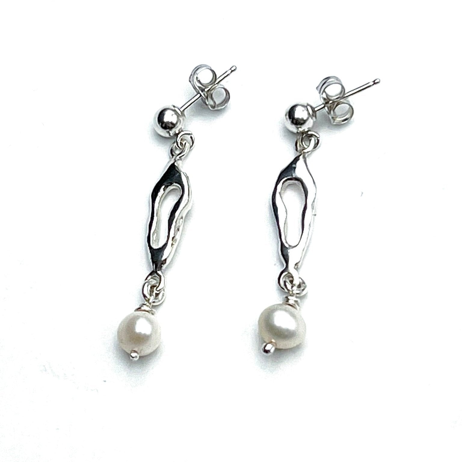 Vax lokkar með perlu (minni)