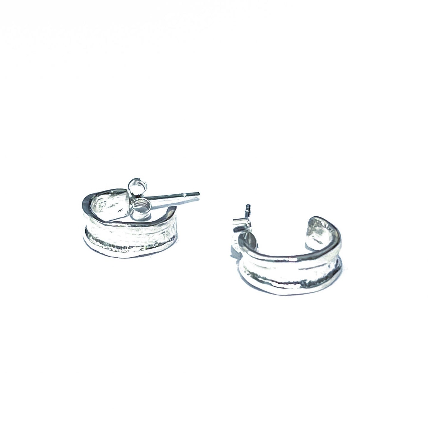 Silfur hoops