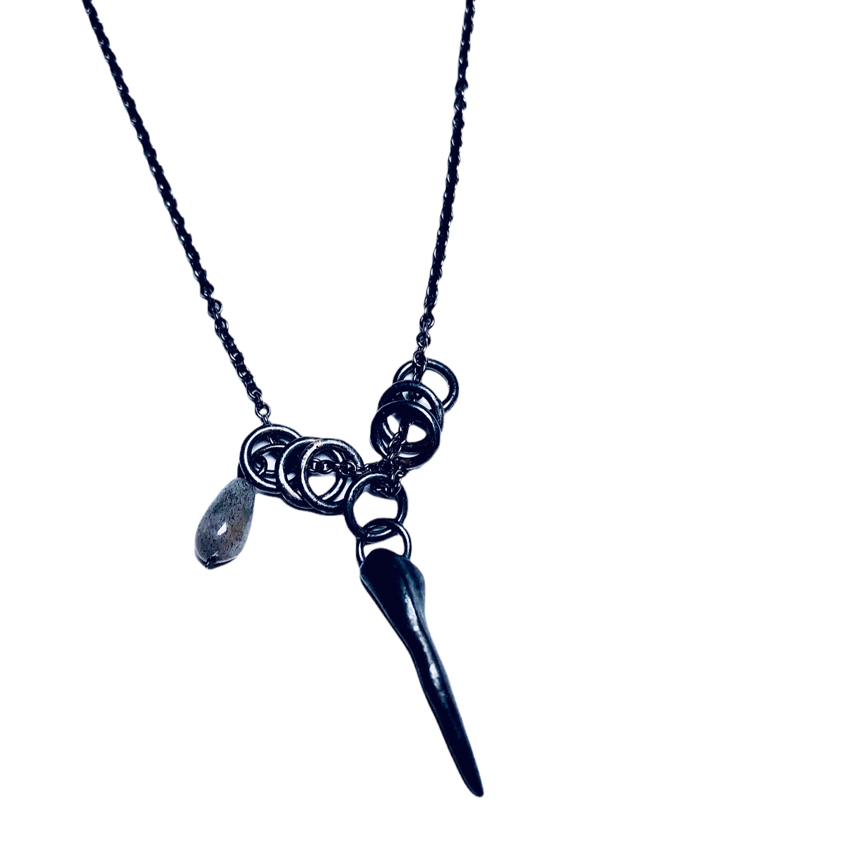 ÆR hálsmen með hringum